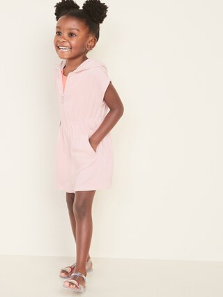 Hooded Loop-Terry Swim Cover-Up for Toddler Girls | Old Navy (US)