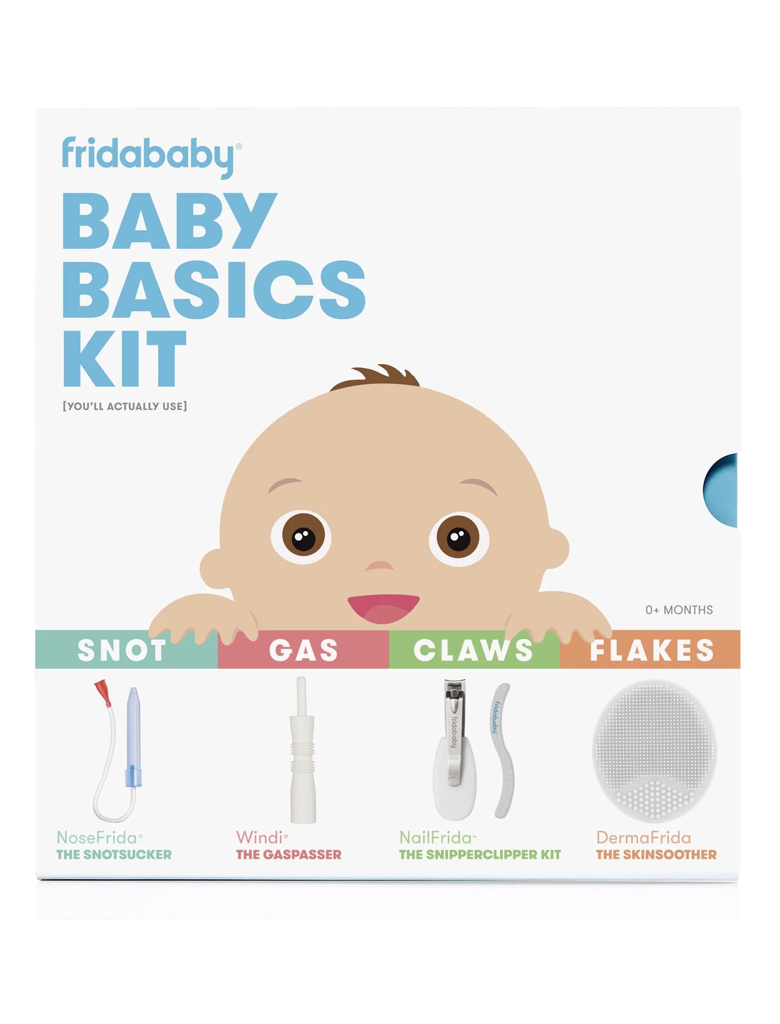 Frida Mom Frida Baby Basics Baby Kit in White | Motherhood Maternity