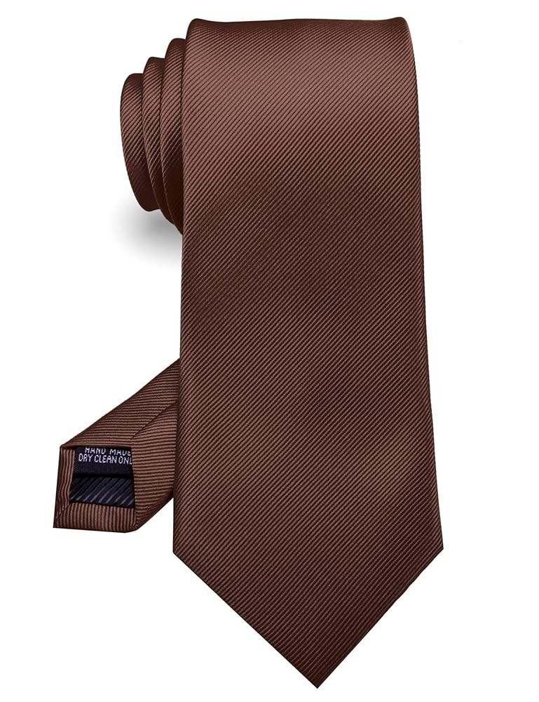 RBOCOTT Solid Color Tie Formal Necktie for Men | Amazon (US)