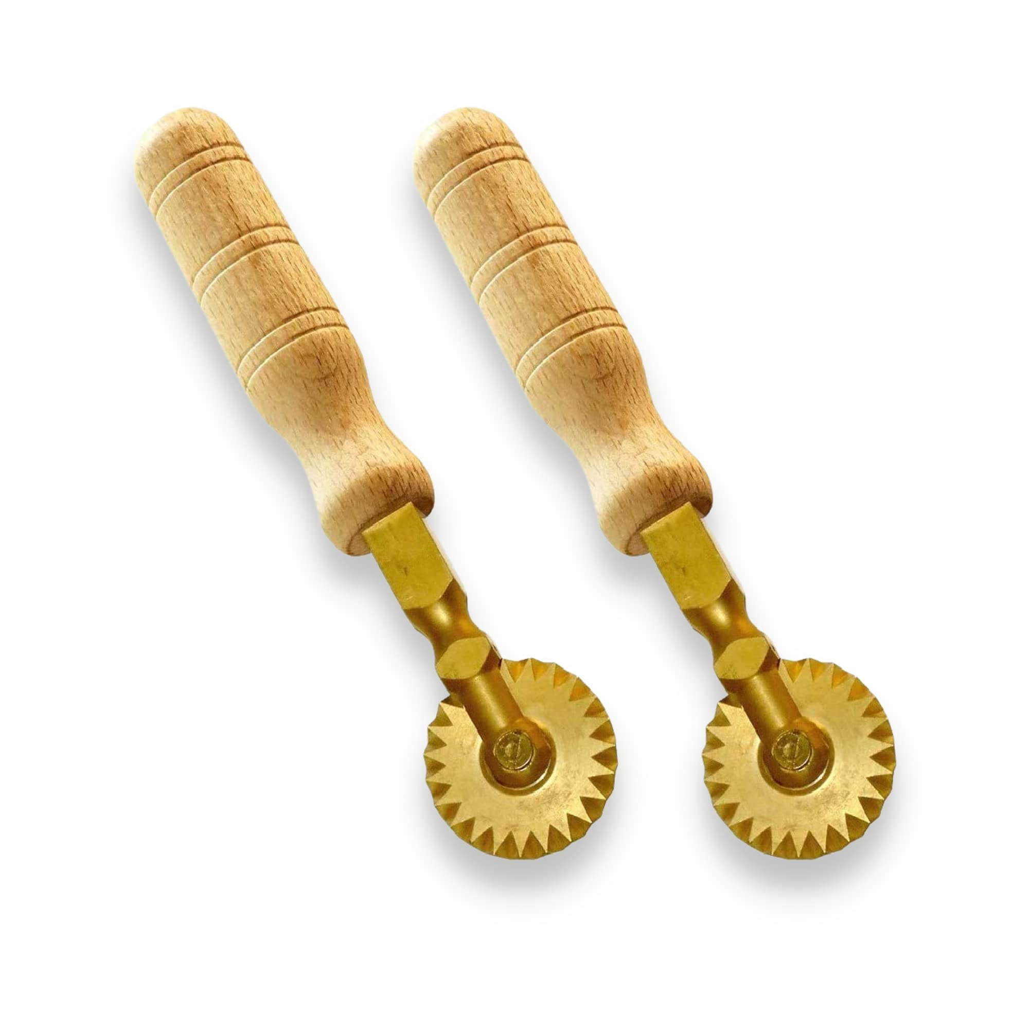 La Gondola Set of 2 Homemade Pasta Cutters - 2 Festooned Wheels | Pasta Making Tools for Home & B... | Amazon (US)
