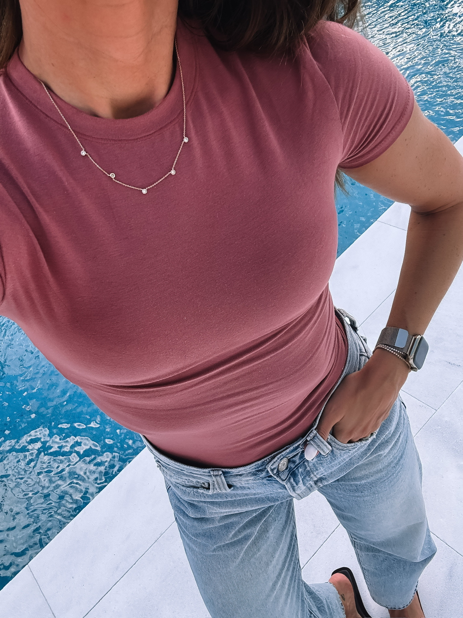 Spring outfit short sleeve shirt elevated casual outfit mom approved style travel must haves Annabrstylee 

#LTKTravel #LTKOver40 #LTKdayinmylife