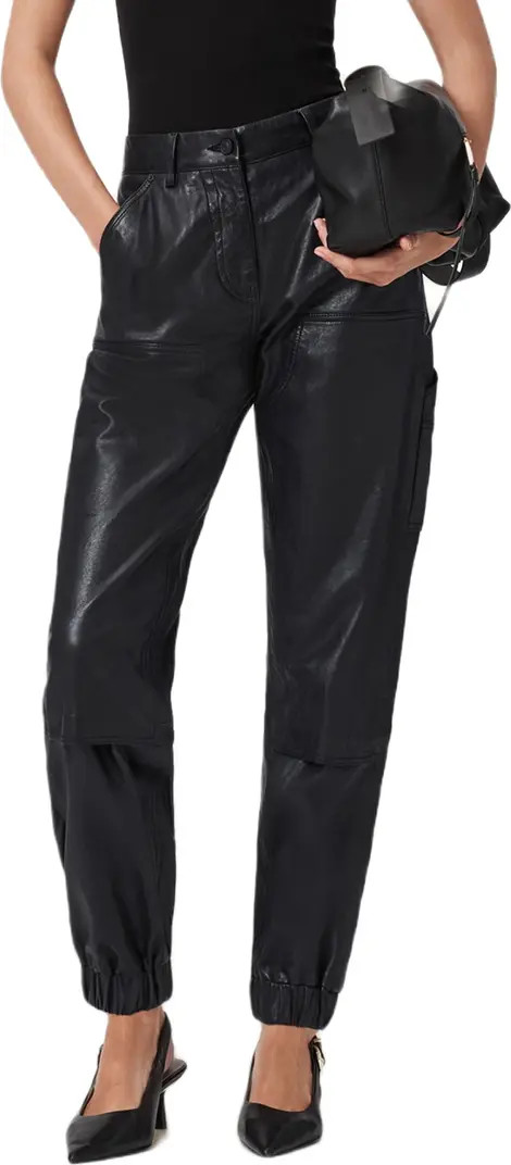 AllSaints El Carpenter Leather Joggers | Nordstrom | Nordstrom