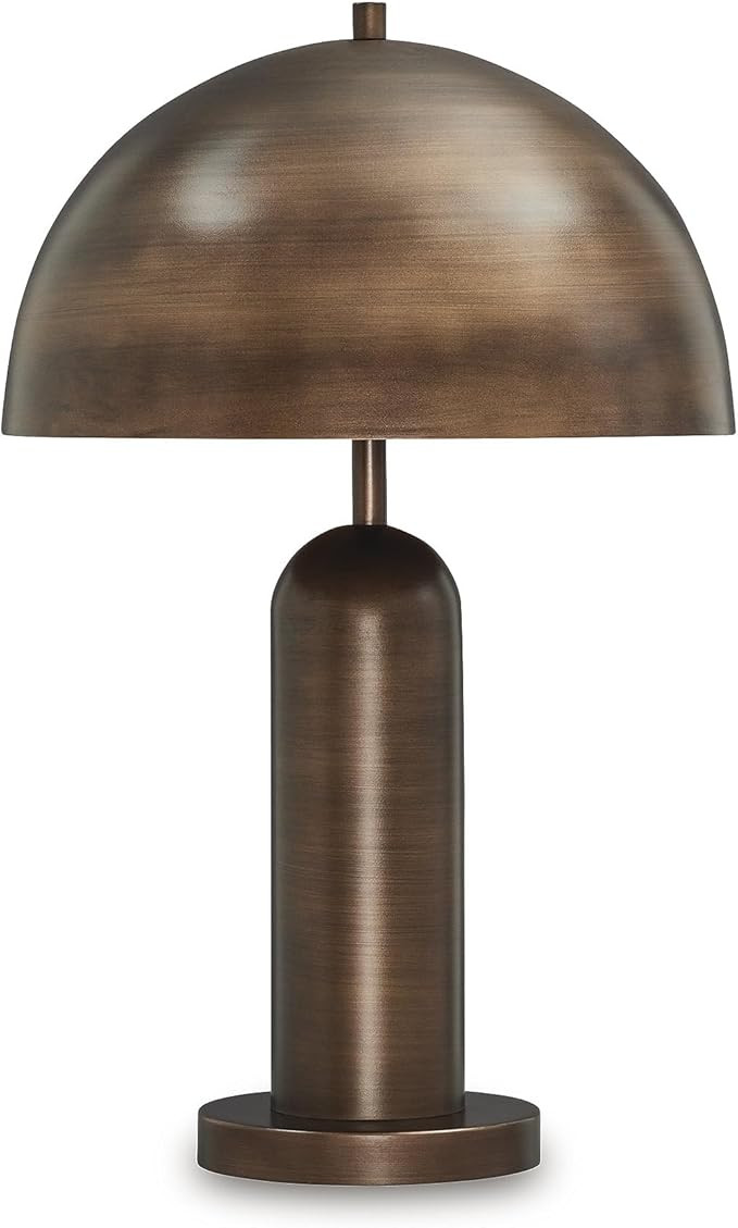Signature Design by Ashley Wendfield Industrial Metal Table Lamp with On-Off Switch and 2 Sockets... | Amazon (US)