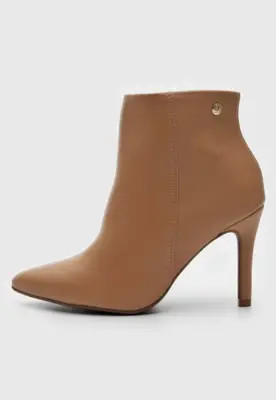 Bota Vizzano Cano Baixo Bege | Dafiti (BR)