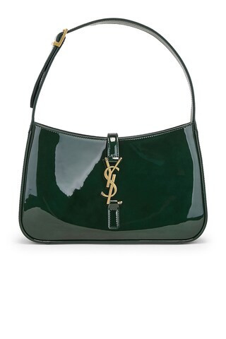 Saint Laurent Le 5 A 7 Hobo Bag in Dark Green | FWRD 