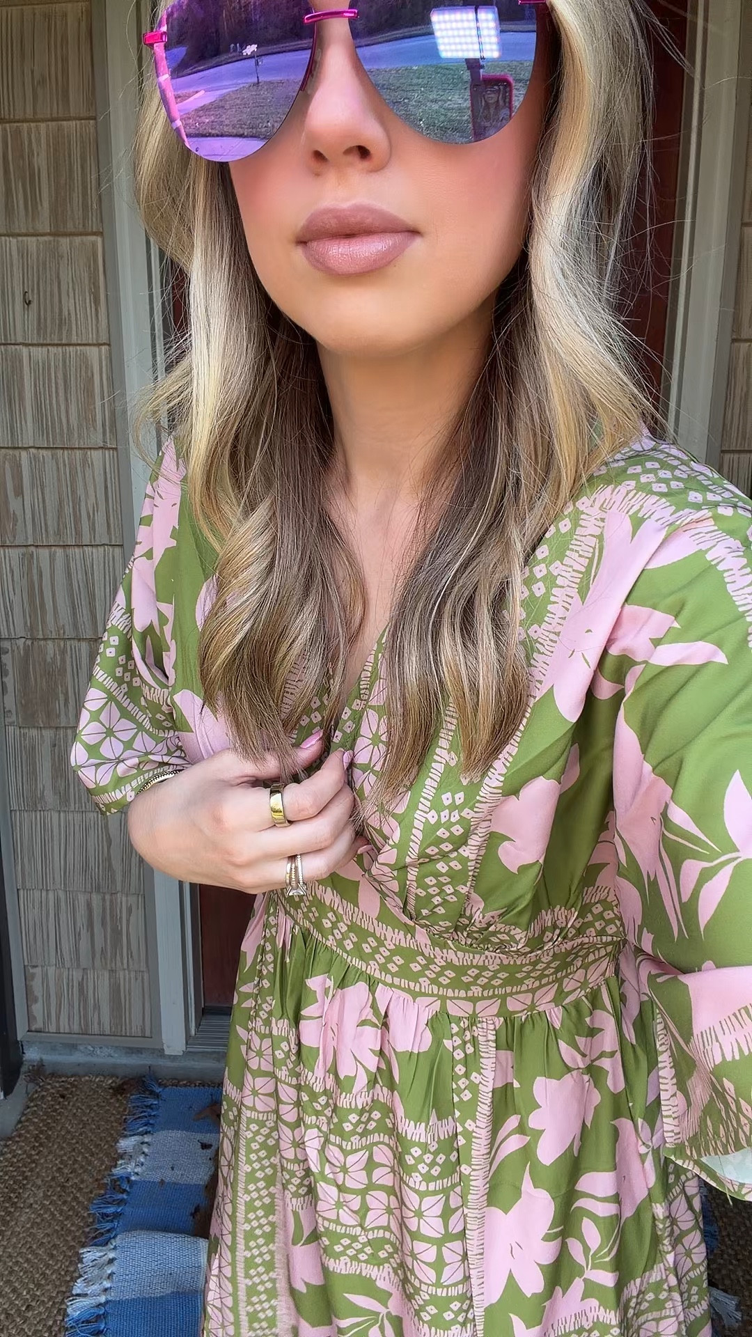 I love this flowy tropical print dress! This would be great for a beach vacation or you can wear as a swim cover up. 🌸 

#LTKootd #LTKTravel #LTKSwim