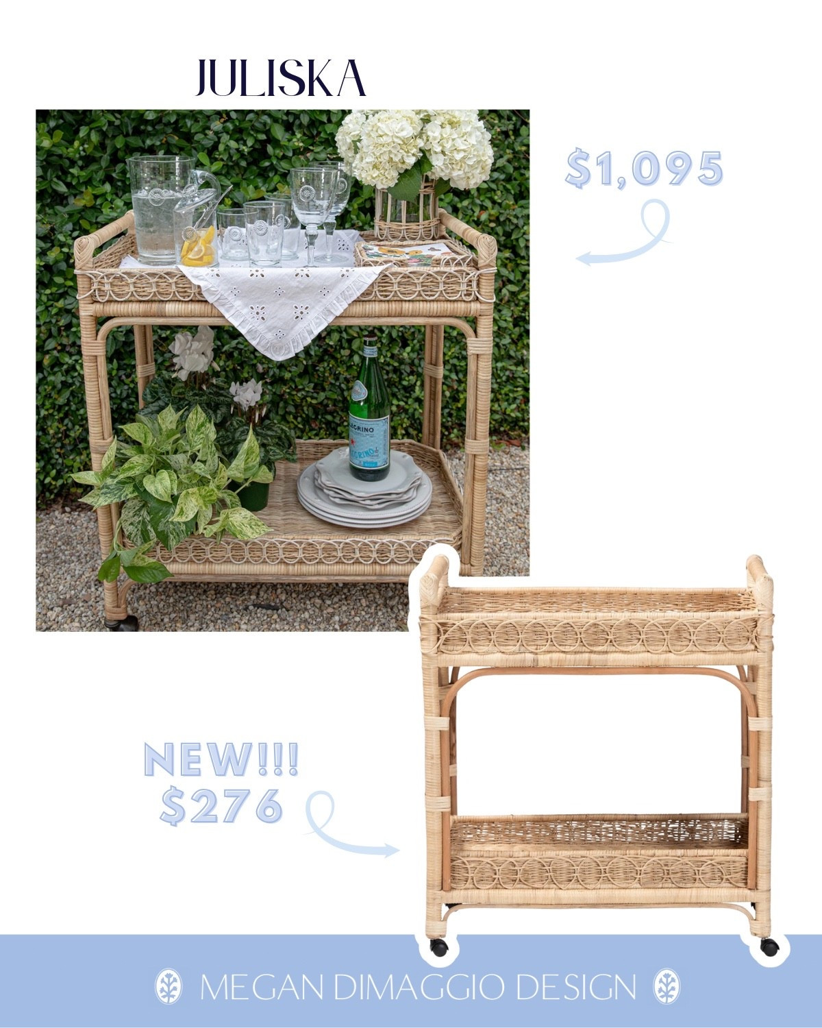 HIGH SELLOUT RISK!! Love love love this new Juliska dupe wicker bar cart!! Can’t believe it’s under $300 vs. their over $1,000 🤯 Also love the detail!! Don’t wait to snag!!

#LTKHome #LTKSaleAlert