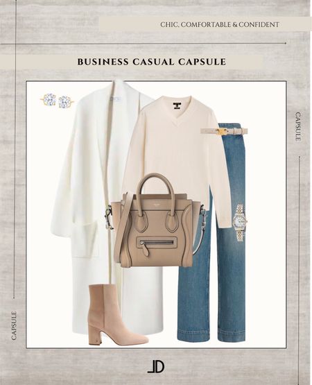 🤍When it comes to creating a professional wardrobe, many people think they need to invest in a plethora of suits and dress pants in order to look put-together and polished at work. However, this couldn't be further from the truth. 

In fact, a business casual capsule wardrobe can be just as effective – if not more so – when it comes to achieving a polished and professional look in the office. 

First and foremost, a business casual capsule wardrobe is much more versatile than a traditional professional wardrobe. Rather than being limited to wearing a suit every day, a business casual wardrobe allows you to mix and match different pieces to create a variety of different looks. This means you can wear different outfits throughout the week without feeling like you're repeating the same outfit over and over again. 

Another great benefit of a business casual capsule wardrobe is that it is often less expensive than a traditional professional wardrobe. Suits and dress pants can be quite costly, and investing in multiple pieces can put a serious dent in your bank account. 

A business casual capsule wardrobe, on the other hand, often consists of more affordable pieces like dress pants, skirts, blouses, and cardigans, which can be found at a variety of price points. 

Additionally, a business casual capsule wardrobe is often more comfortable to wear than a traditional professional wardrobe. Suits can be quite restrictive and uncomfortable, especially in warm weather. A business casual wardrobe, on the other hand, often consists of more breathable and lightweight pieces, which can make it much more comfortable to wear throughout the workday. 

Finally, a business casual capsule wardrobe can be much more sustainable than a traditional professional wardrobe. Suits and dress pants are often made from synthetic materials and are not designed to last for a long time. 

A business casual capsule wardrobe, on the other hand, often consists of natural fibers and classic styles that can be worn for many years to come. 

#LTKstyletip #LTKworkwear #LTKunder100