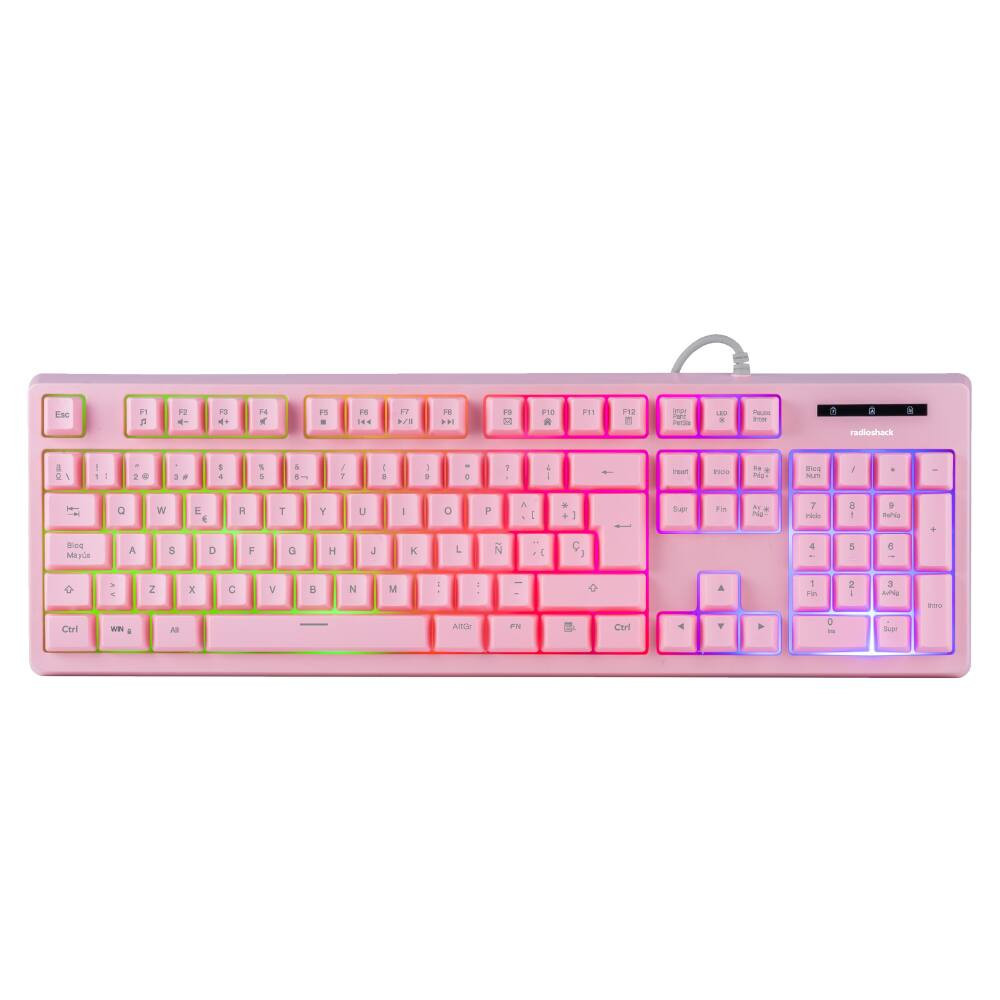 RadioShack - Gaming Keyboard 2607081 - Pink | Best Buy U.S.
