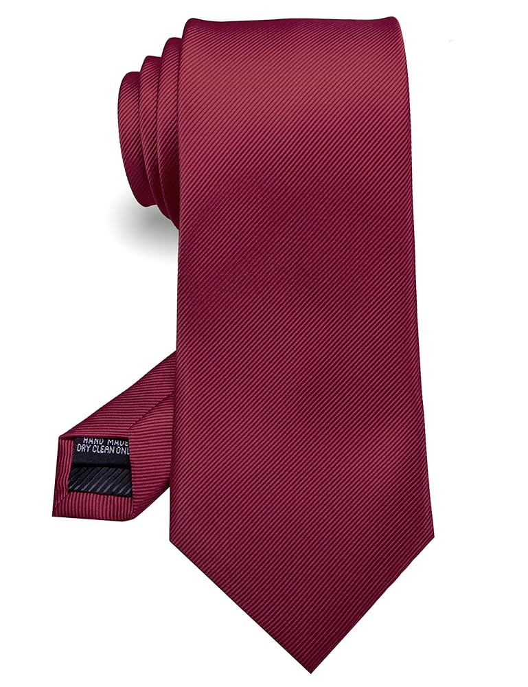 Solid Color Tie Formal Necktie for Men | Amazon (US)