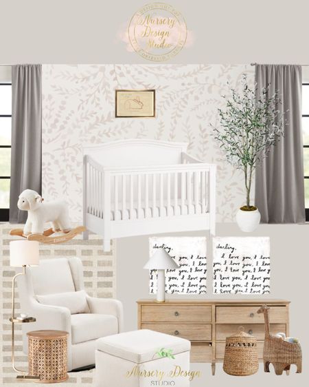 Beautiful neutral nursery inspiration 

Gray curtains, neutral rug, nursery decor 

#LTKBump #LTKSaleAlert #LTKHome