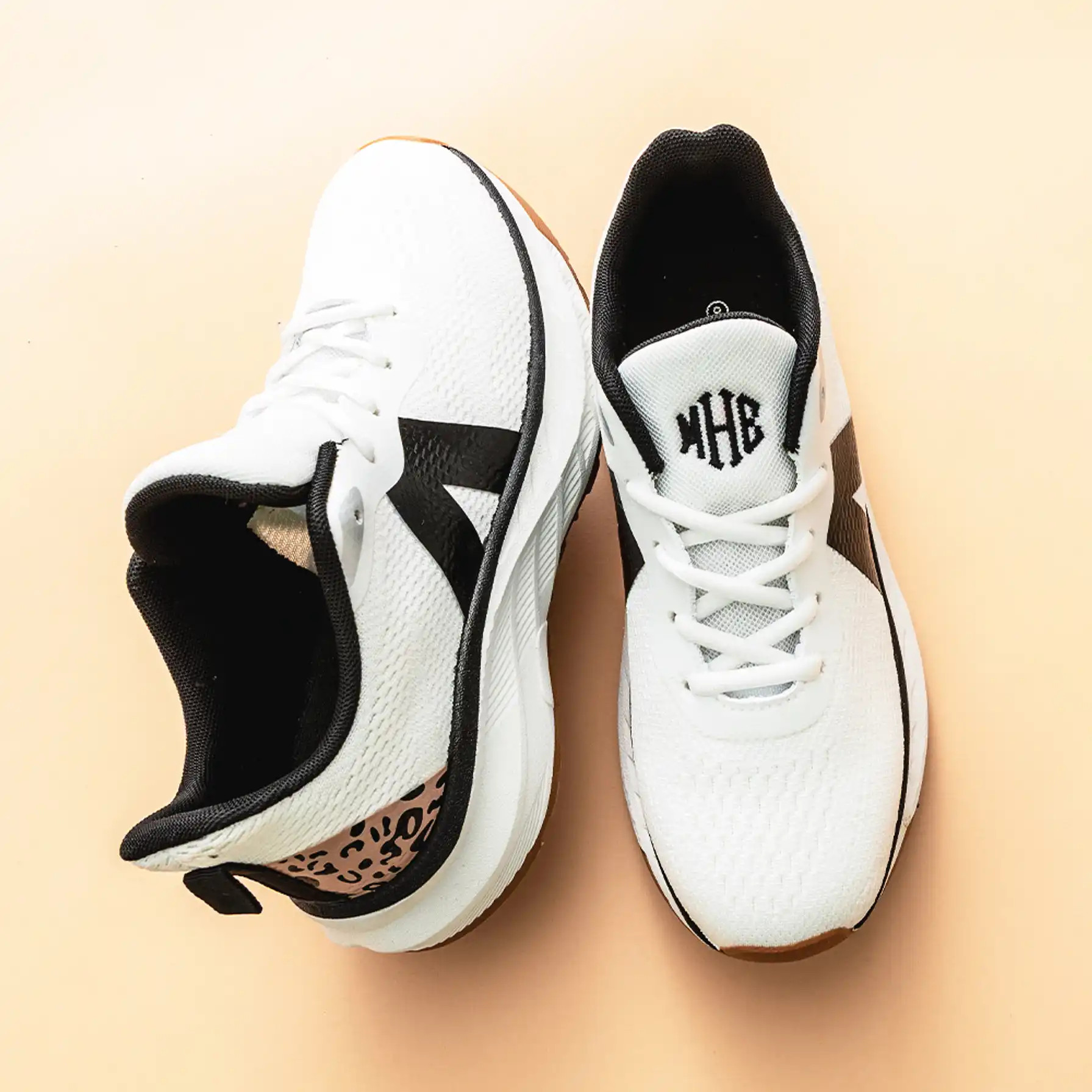 Monogrammed Leopard Sneakers | Marleylilly
