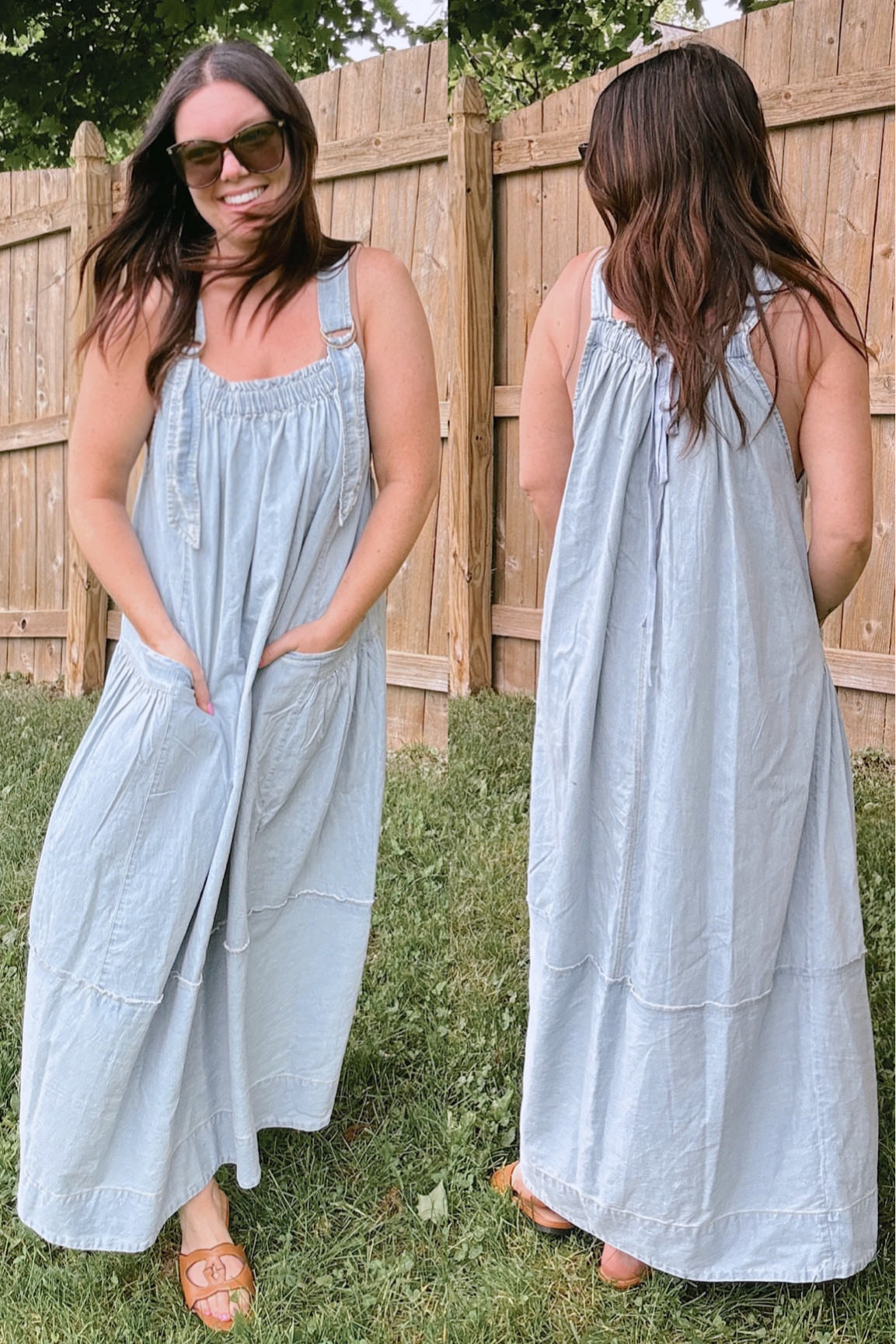 Free People machu barrel dress, Gucci sandals and sunglasses ☀️

dress runs extremely oversized - I would size down for sure! I’m wearing an XS it’s still pretty big!



#LTKSeasonal #LTKStyleTip #LTKShoeCrush