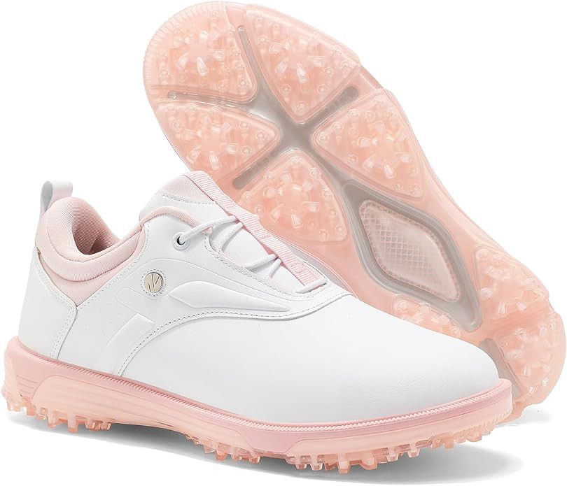 ULTIANT Women Golf Shoes Waterproof Spikeless Indoor Golf Sneakers Outdoor Non-Slip Sport Size 5-... | Amazon (US)