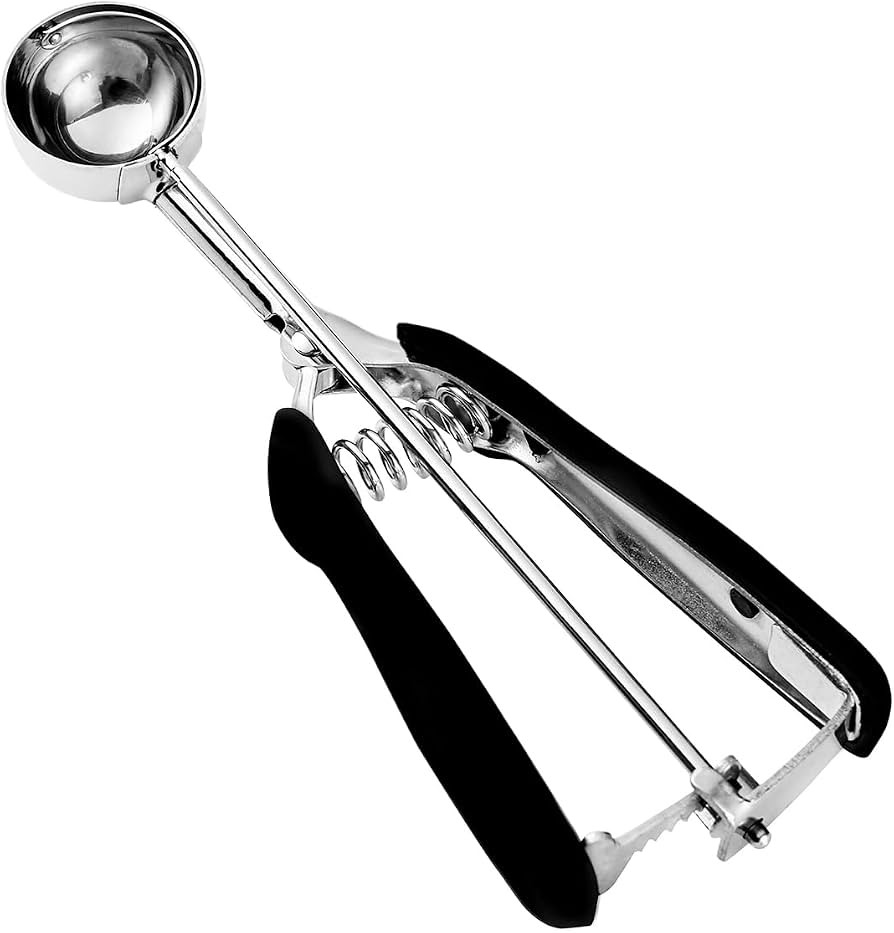 HOMURE H Small Cookie Scoop 1 Tbsp, Size #60 Cookie Dough Scoop, 1 Tableapoon Cookie Scoops for B... | Amazon (US)