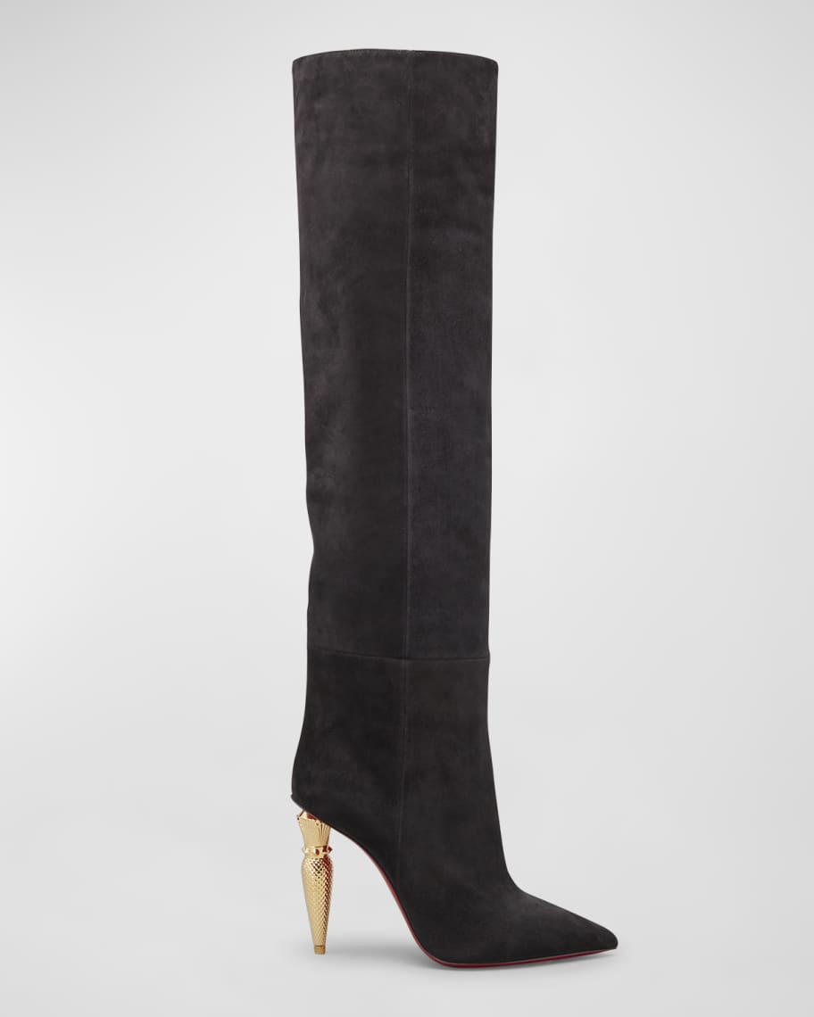 Lipbotta Suede Red Sole Boots | Neiman Marcus