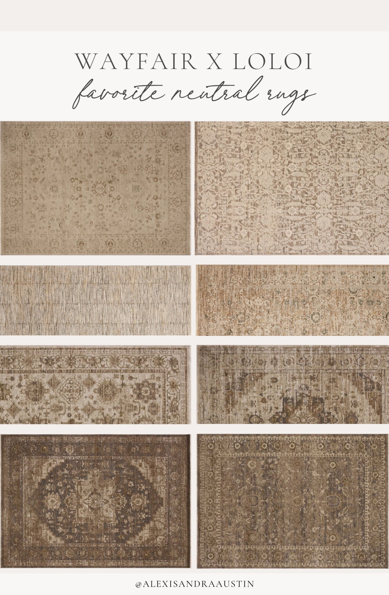 Rounding up all of my favorite @loloirugs from @wayfair that gives all of the timeless, vintage style vibes! I love leaning into quality and timeless picks to compliment the spaces in my home. From neutral style rugs to the perfect distressed traditional rug, find all of my favorites to ground your space. 

My exact rug: Haywood Natural / Granite Area Rug
	
#Wayfair #Wayfairpartner #ad #loloirugs

Home finds, neutral home inspo, collected style, spring refresh, neutral area rug, guest bedroom refresh, living room refresh, moody area rug, Wayfair, Loloi Rugs, Wayfair partner, shop the look!

#LTKHome #LTKSeasonal