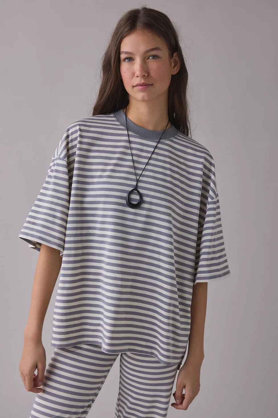 Lioness Bloom Stripe Oversized Short Sleeve Tee | Urban Outfitters (US and RoW)