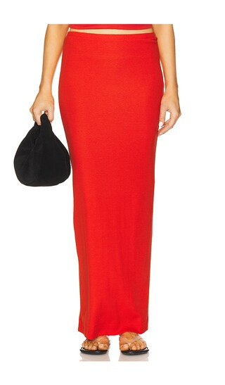 Eterne Emma Skirt in Red. - size M | Revolve Clothing (Global)