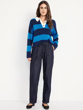 High-Waisted Billie Straight Ankle Trouser | Old Navy (US)