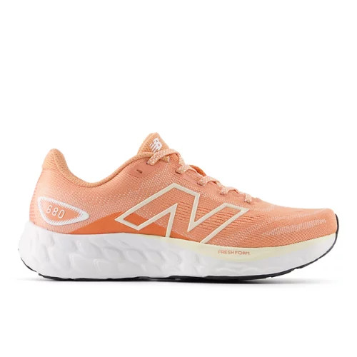 New Balance Women's Fresh Foam 680v8 Running Shoes - Orange/White/Beige (Size 10) | New Balance Athletics, Inc.