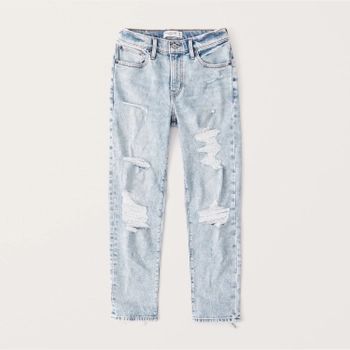 Mid Rise Boyfriend Jeans | Abercrombie & Fitch (US)