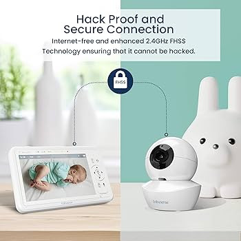 Babysense 5" HD Split-Screen Baby Monitor, Video Baby Monitor with 2 Cameras and Audio, Night Lig... | Amazon (US)