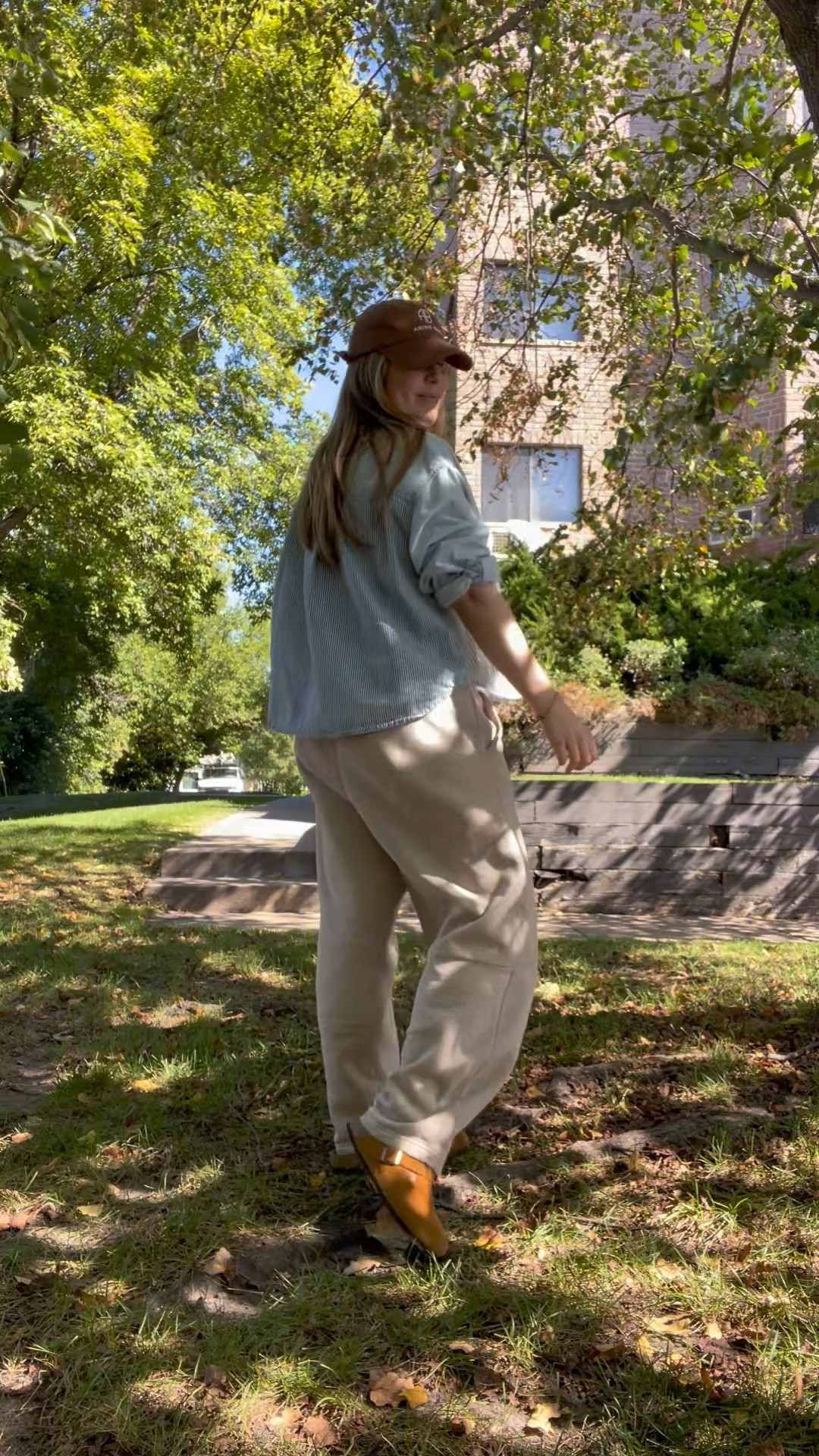 Pregnancy rule no. 3: Embrace your big shirt + sweatpants era 🙌🏻 Love this combo for a more refined take on comfy. 

#LTKBump #LTKSeasonal #LTKStyleTip