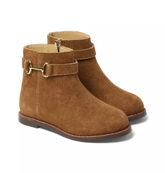 Suede Bridle Bit Bootie | Janie and Jack