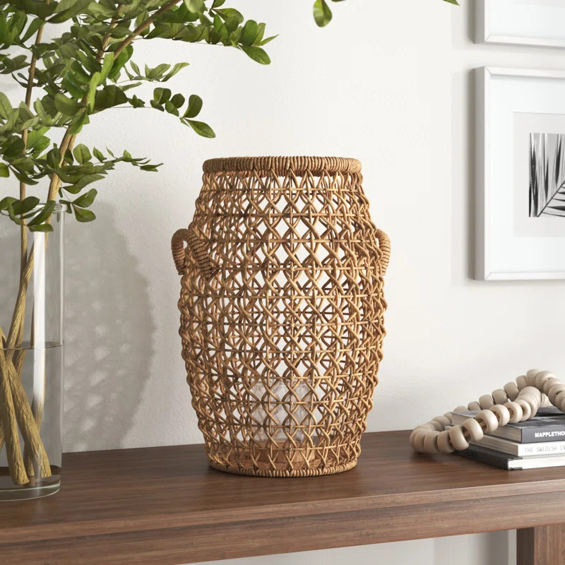 Rattan Tabletop Lantern | Wayfair North America