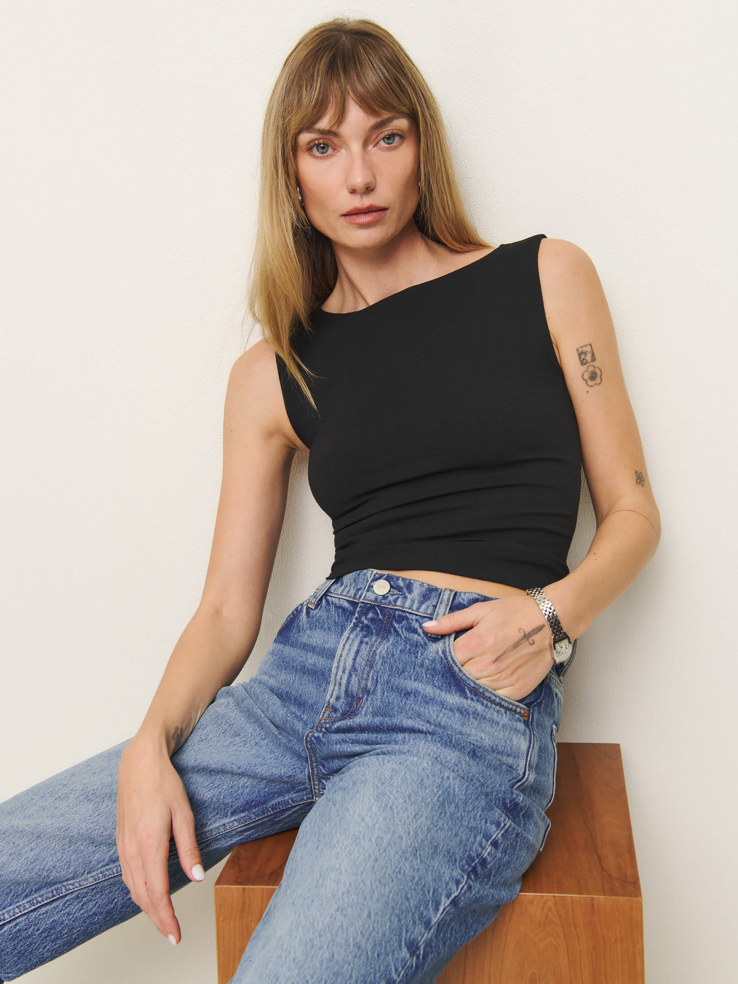 Dusk Knit Top | Reformation (Global)