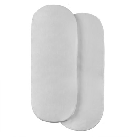 Tadpoles Set of 2 Moses Basket Removable Cotton Covers, Grey | Walmart (US)