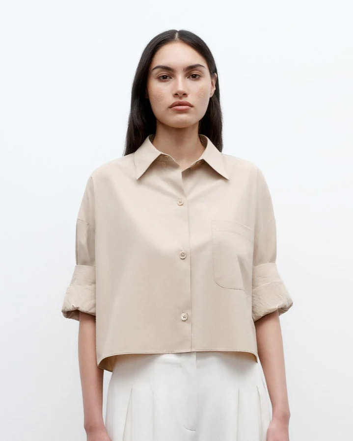 Next Ex Shirt in Vintage Washed Poplin | TWP