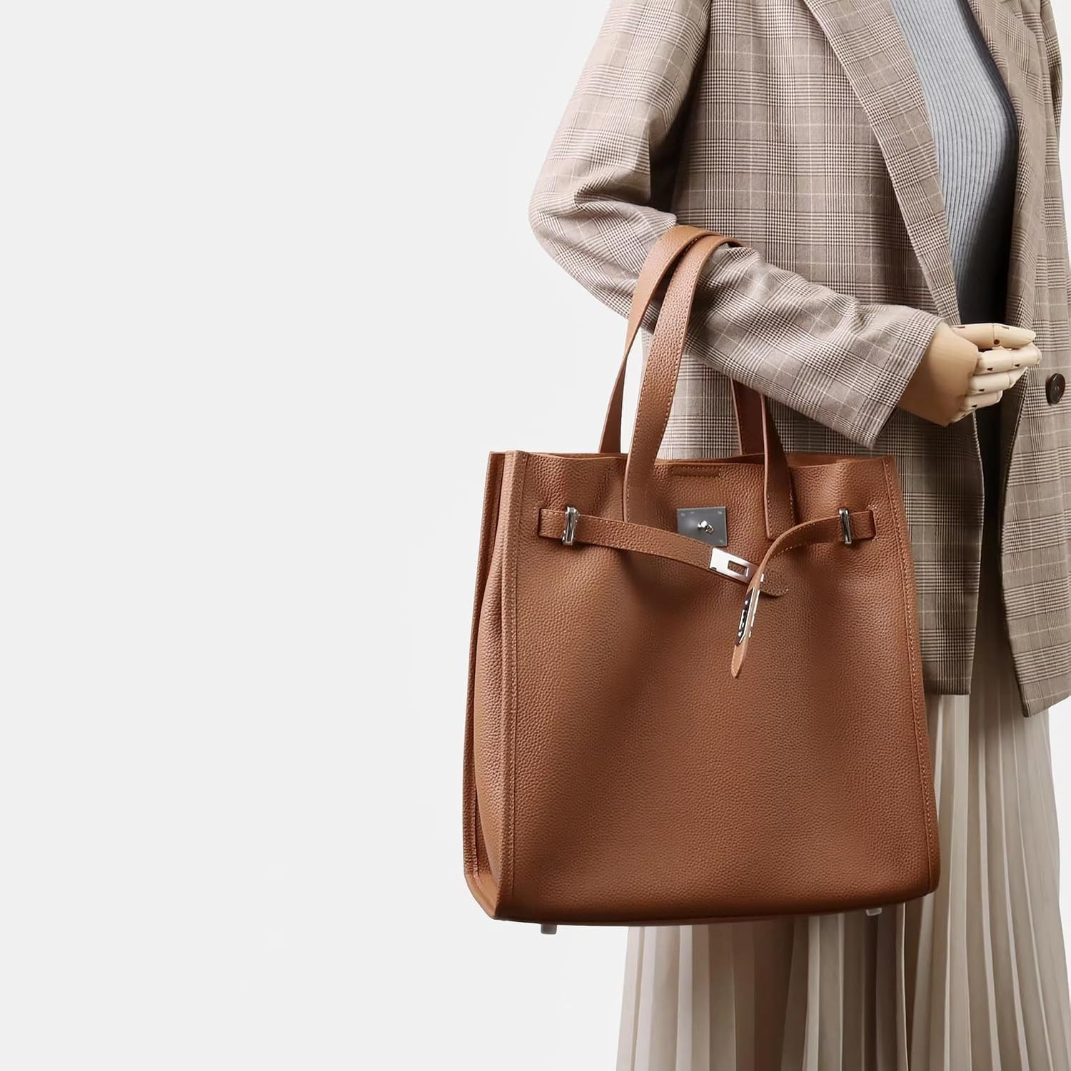 Leather Totes Handbag Shoulder Bag Sling Hobo Commuter Crossbody Bag | Amazon (US)