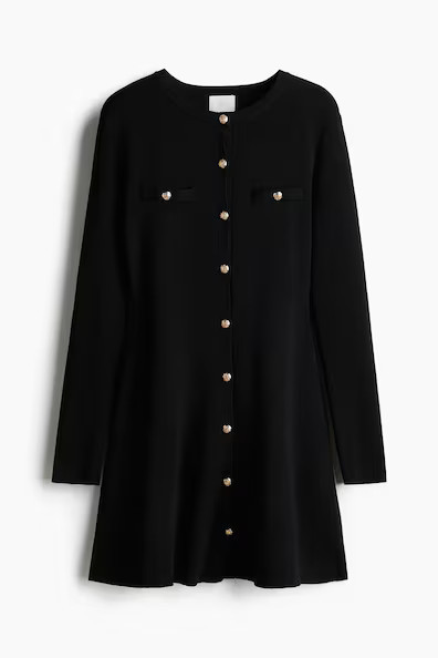 H & M - Strickkleid - Schwarz - Damen | H&M (DE, AT, CH, NL, FI)