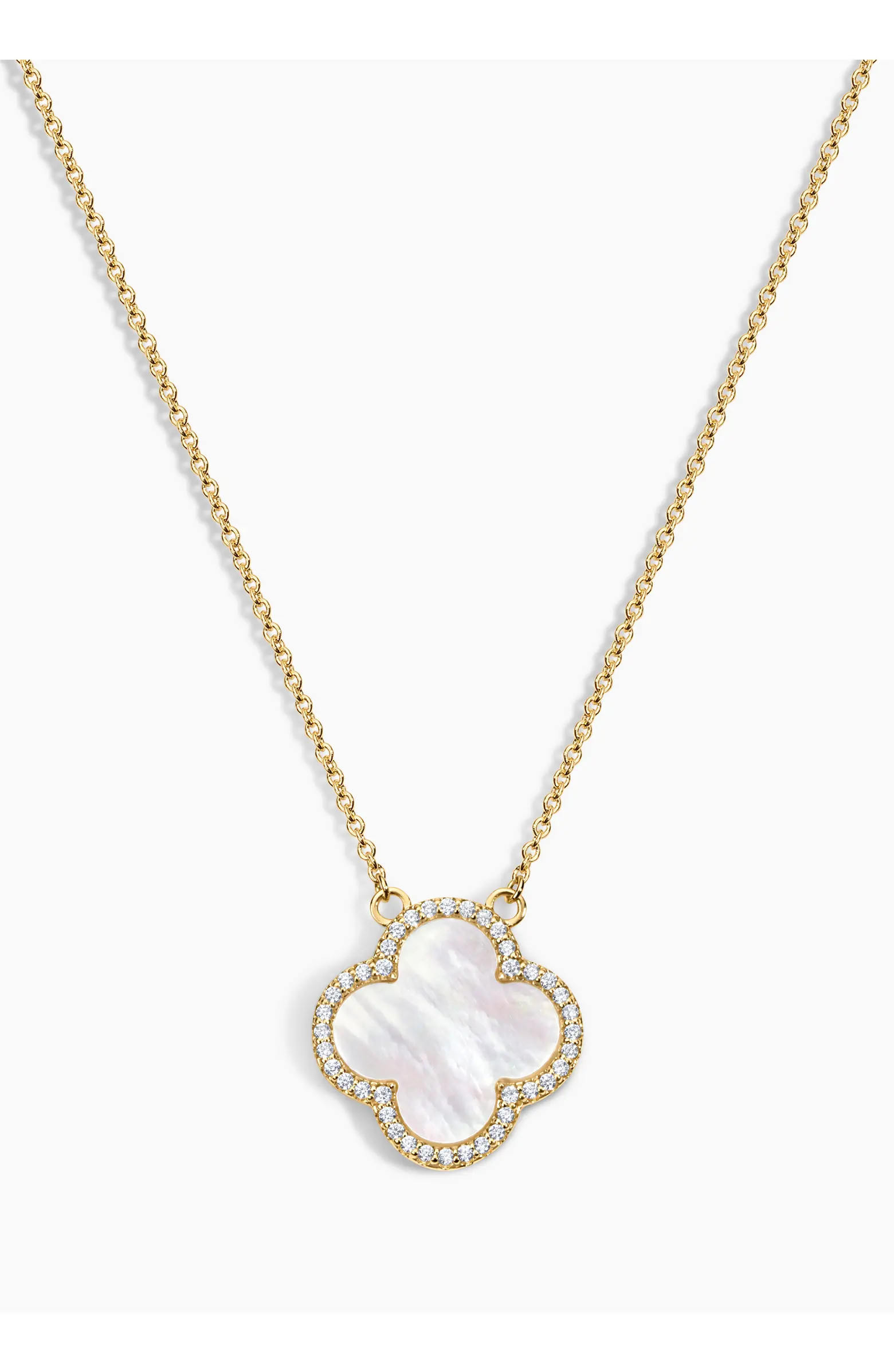 Icon White Clover Necklace | Nordstrom
