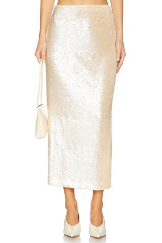 by Marianna Ceci Sequin Midi Skirt | Revolve Clothing (Global)