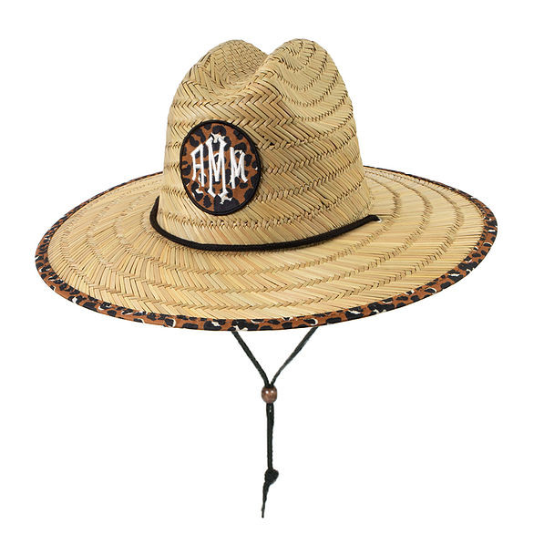 Monogrammed Straw Hat | Marleylilly