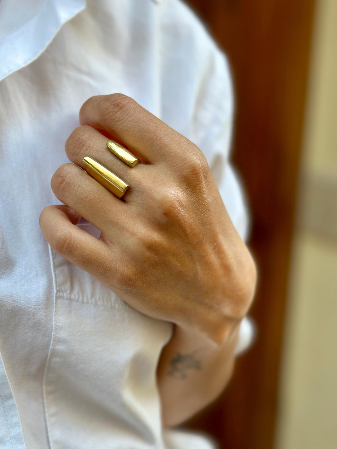 Elfu African Brass Ring | Handmade Art Jewelry from Kenya | Unique African Jewelry | Lamu Joyas | Etsy (US)