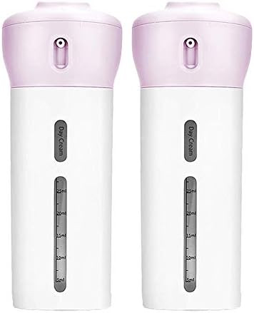 2 Pieces 4 in 1 Travel Dispenser Shampoo Lotion Gel Set Leak-proof Travel Containers Bottles For ... | Amazon (US)