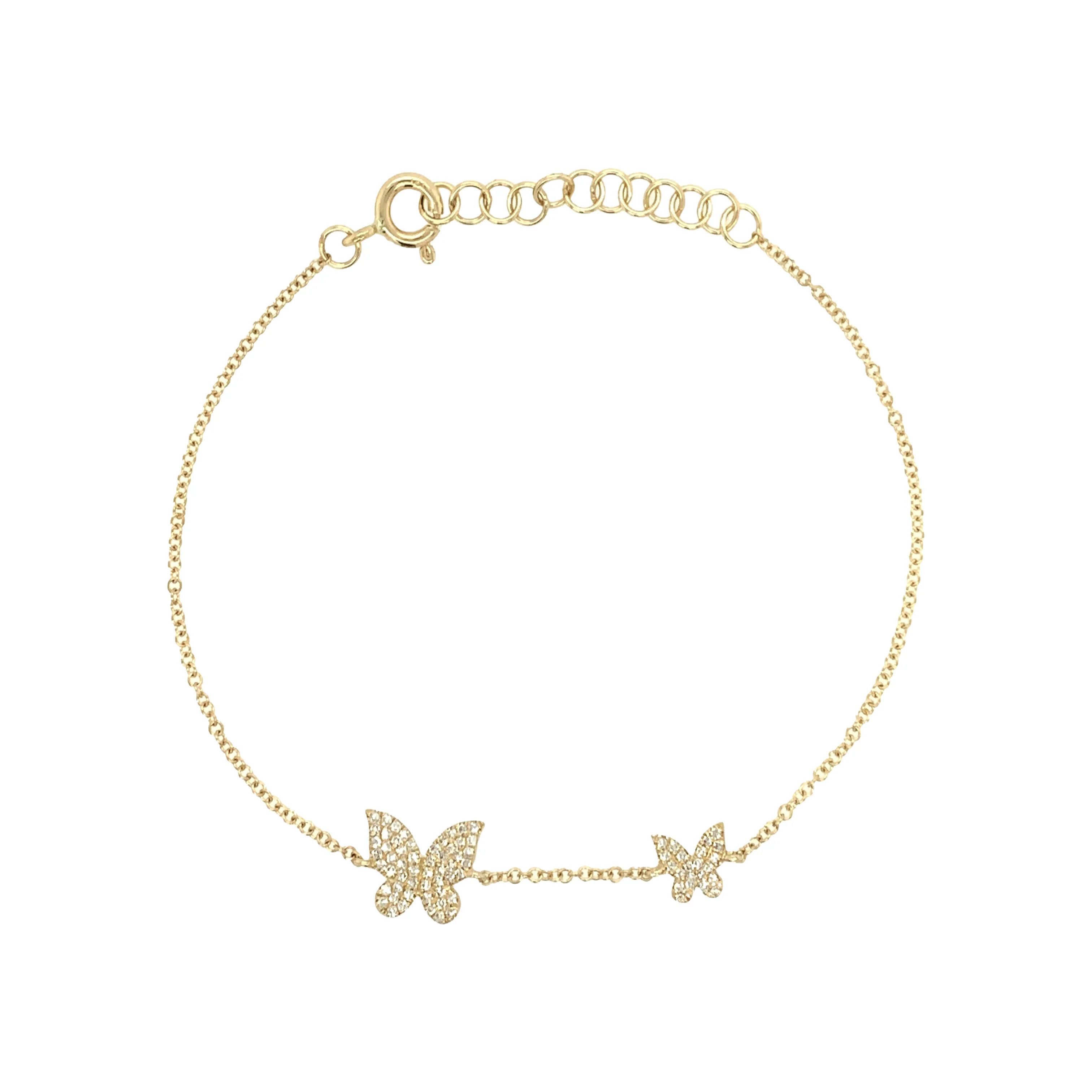 Diamond Butterfly Bracelet | Jennifer Miller Jewelry