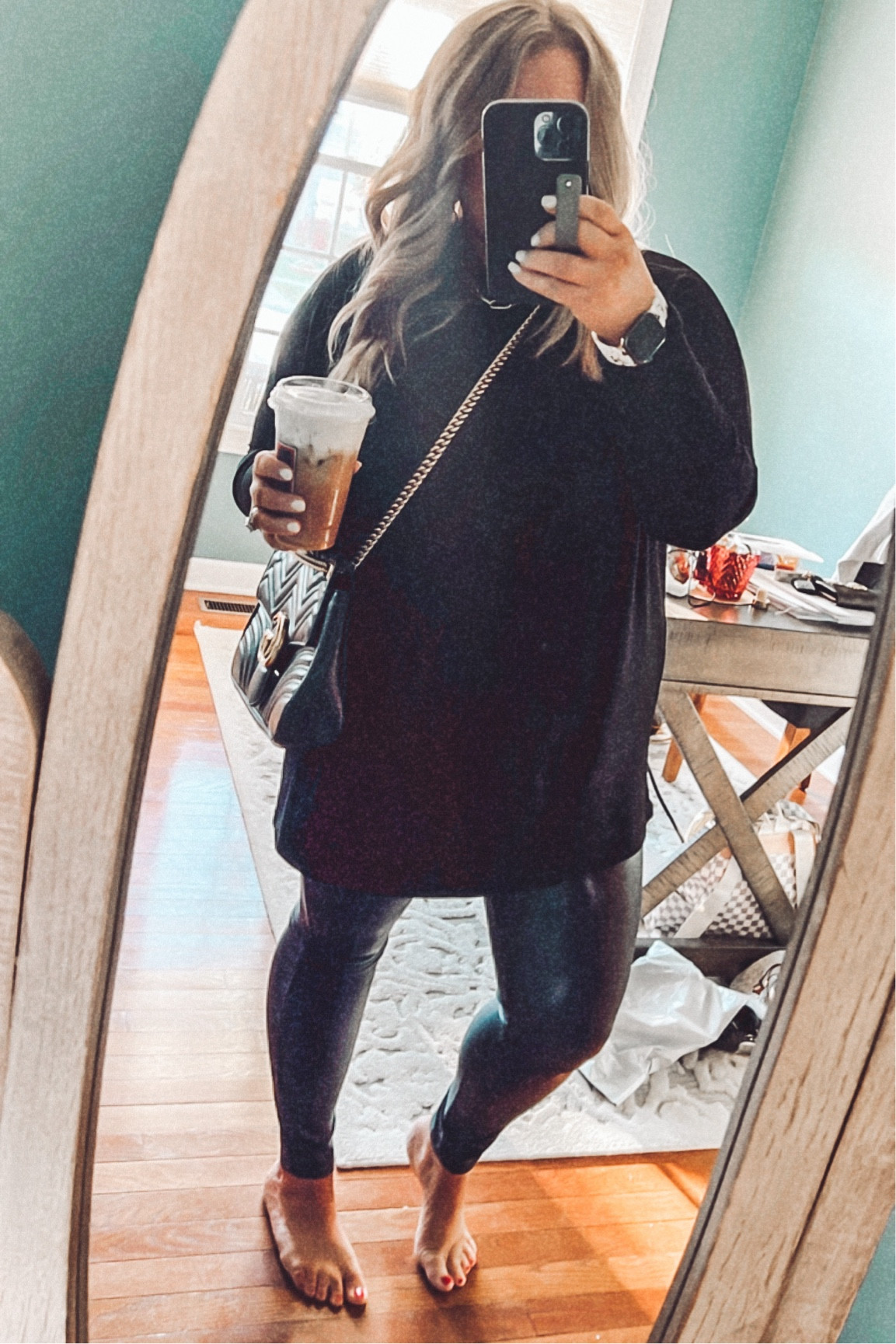 Today’s church fit. These faux leather leggings are way better than the super expensive ones. I’ve tagged the ones I bought, they have gone up in price but I’m also linking some other good ones! 

#LTKitbag #LTKworkwear #LTKplussize