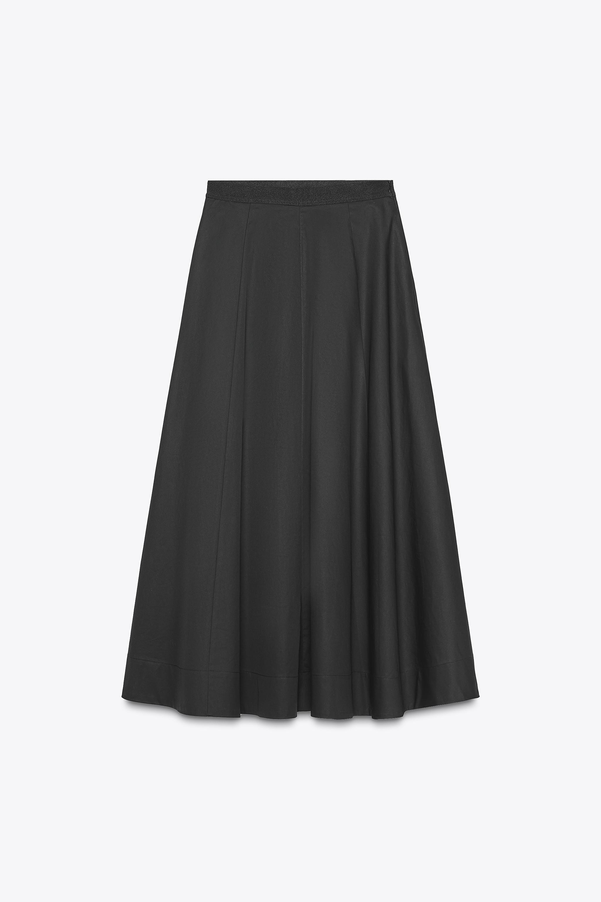 PLEATED MIDI SKIRT | Zara US