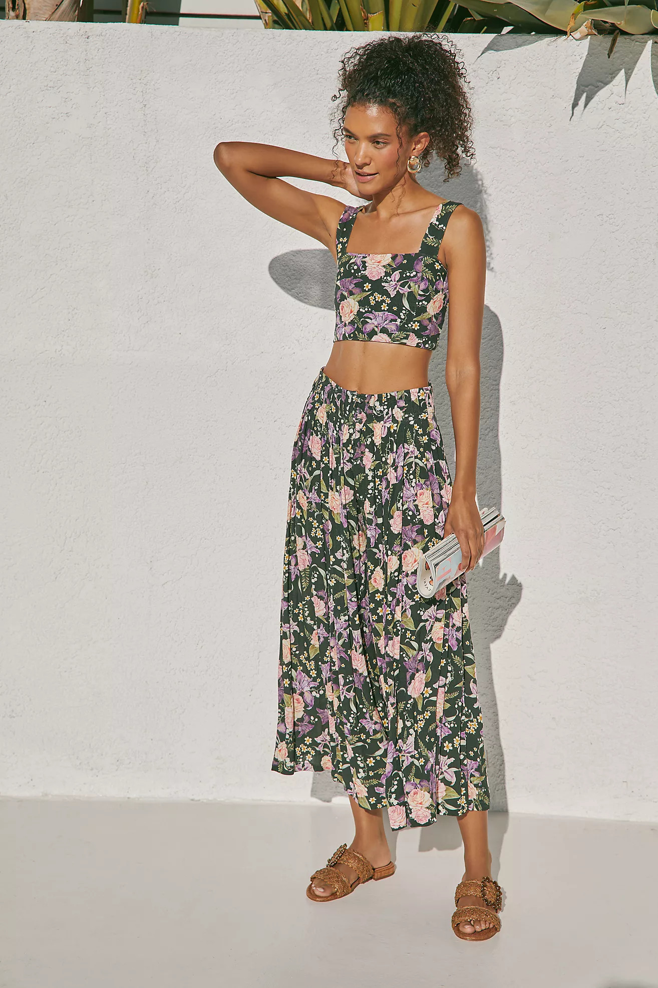 Agua Bendita Hanne Wide-Leg Pants | Anthropologie (US)