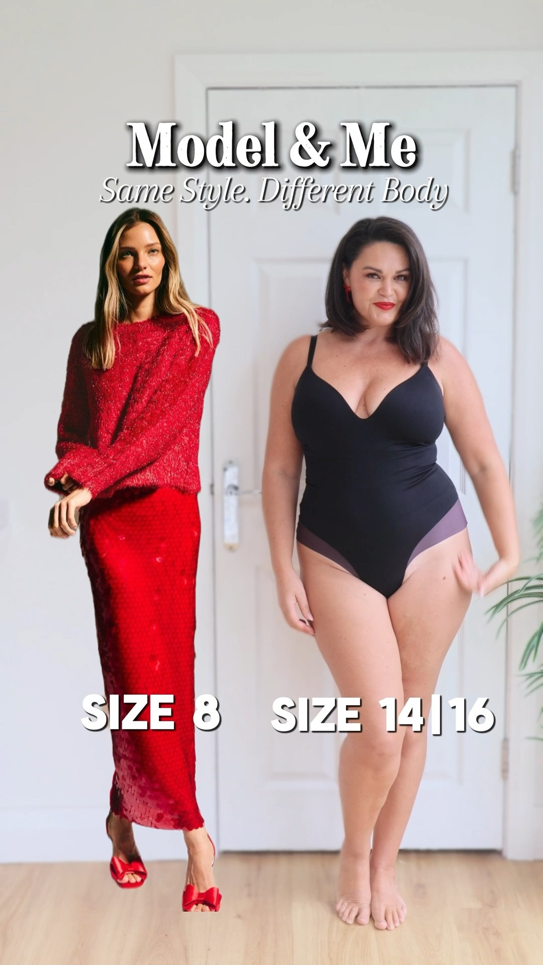 Model & Me | Same Style. Different Body. ❤️

The red sequin skirt is BACK IN STOCK!
Cosy, glam, and made for the festive season ✨
I’ve paired it with the sparkle knit and red asymmetric heels (all New Look) — perfect for Christmas parties or a dressed-up night out.

Wearing size 14/16 for reference ❤️


#LTKpartywear #LTKuk #LTKmidsize