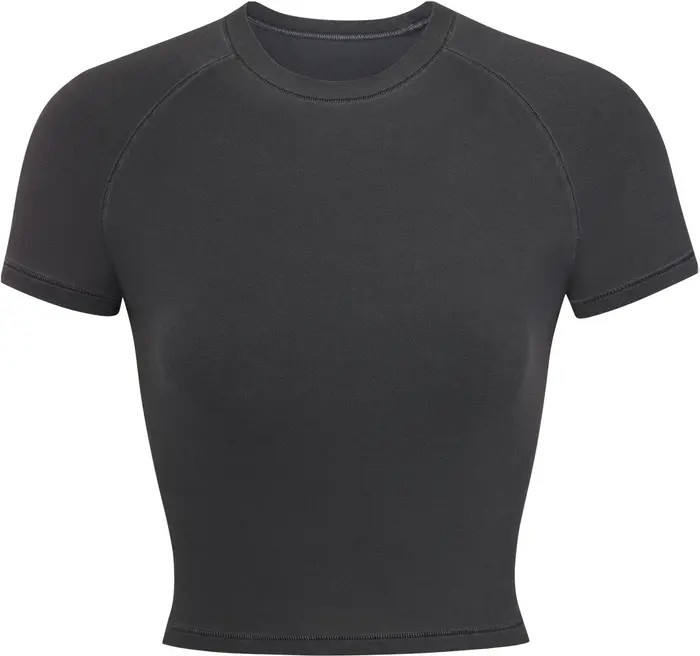 SKIMS New Vintage Crop Raglan T-Shirt | Nordstrom | Nordstrom