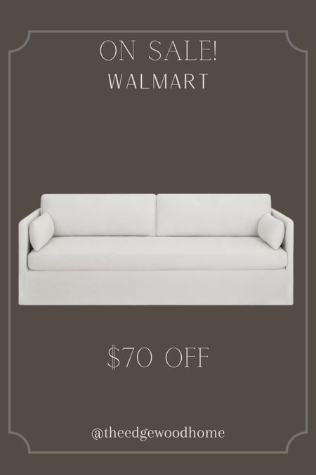 This popular Walmart couch is on sale. Highly rated 