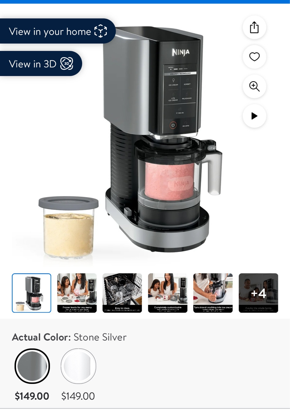 Ninja creami on big sale at Walmart ! 

#LTKHoliday #LTKSaleAlert #LTKGiftGuide