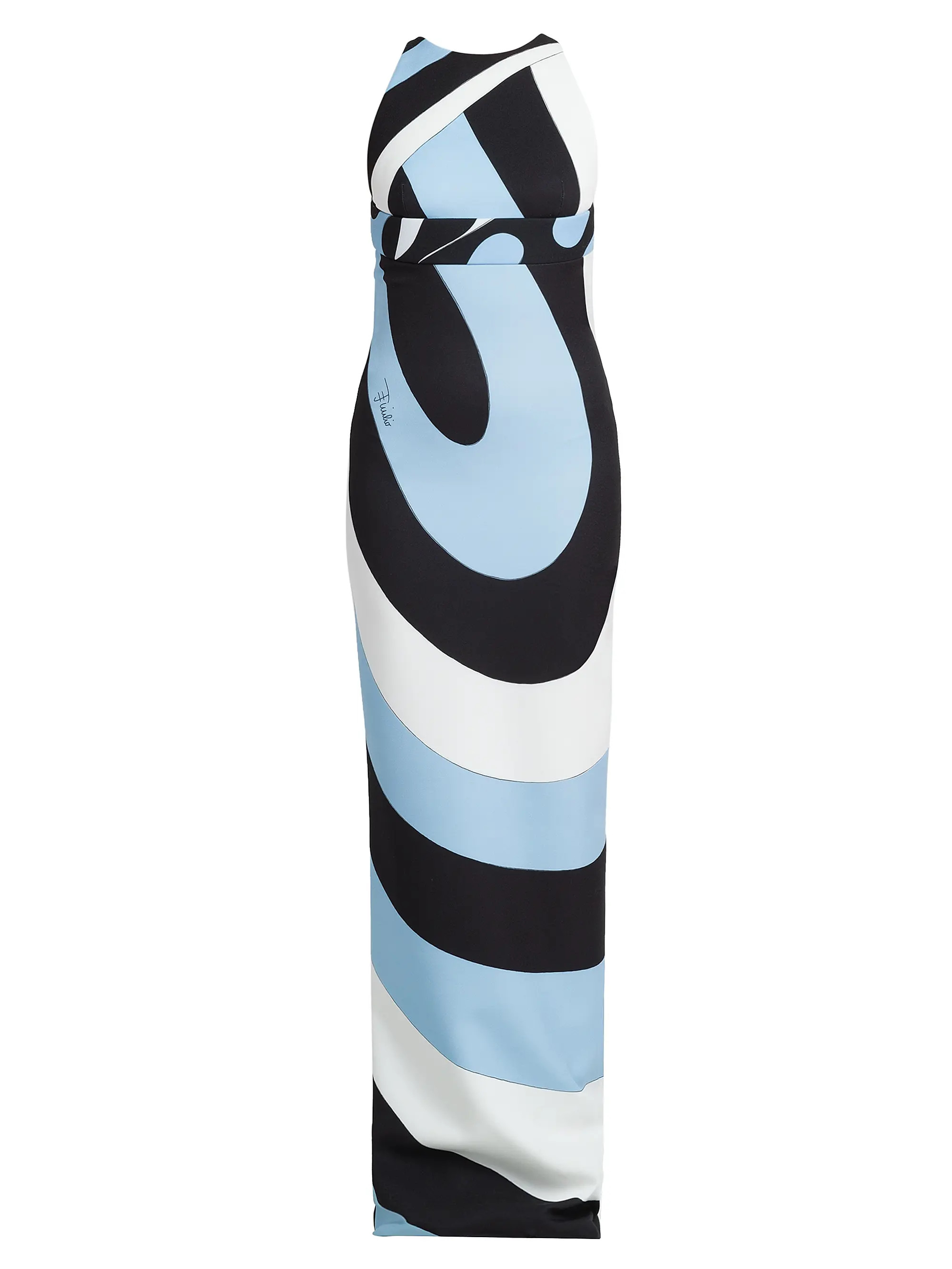 Printed Open-Back Gown | Saks Fifth Avenue