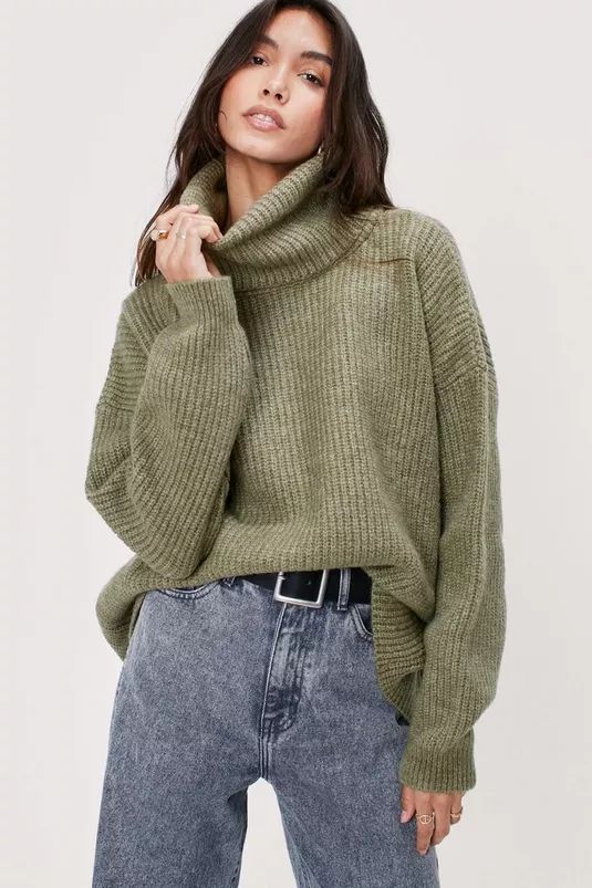 Roll Neck Soft Knit Sweater | Nasty Gal (US)